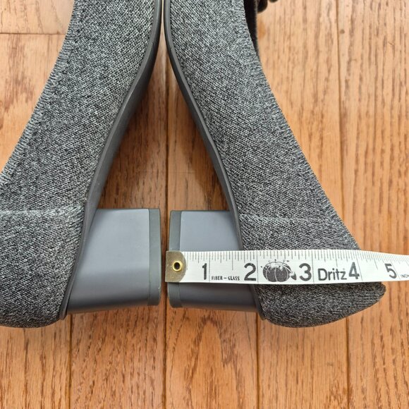 Vivaia Titli Pointed-Toe Bow Heels Gray EU39 US8 - Picture 12 of 13